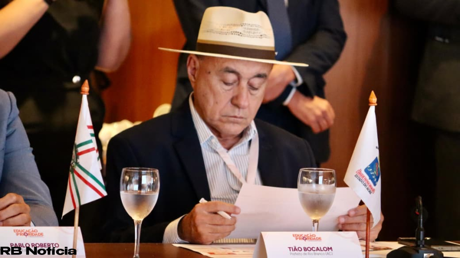 Prefeito Tião Bocalom reforça compromisso com a educação no 2º Encontro “Educação como Prioridade” em Brasília