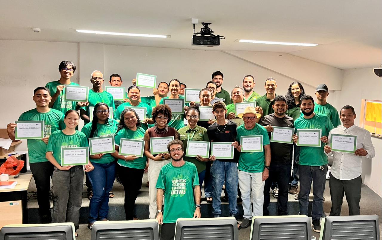 Equipe do Viveiro da Floresta participa de capacitação sobre cadeia de sementes e mudas na Amazônia