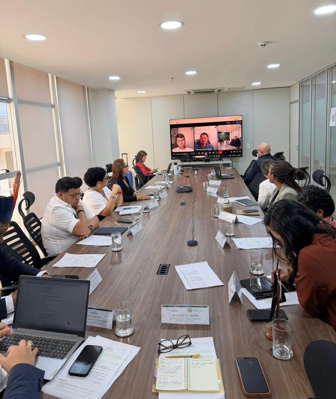 Governo do Acre participa de agenda institucional com o Consórcio da Amazônia Legal e o Ministério dos Povos Indígenas
