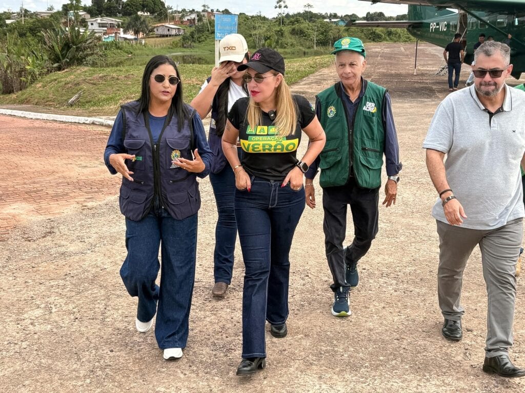 Deracre vistoria aeródromo de Porto Walter e planeja manutenção da pista e reforma da casa de embarque para a Operação Verão