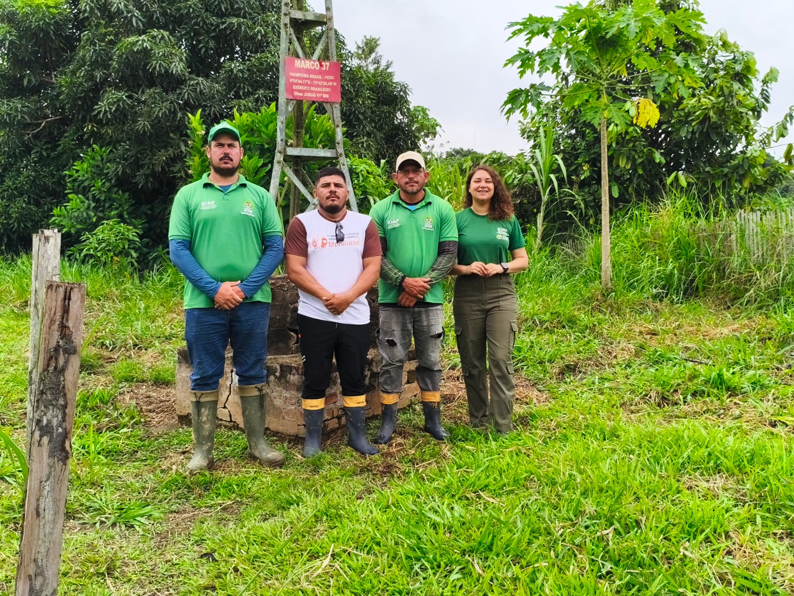 Idaf realiza força-tarefa e reforça ações de defesa agropecuária em região isolada do Juruá