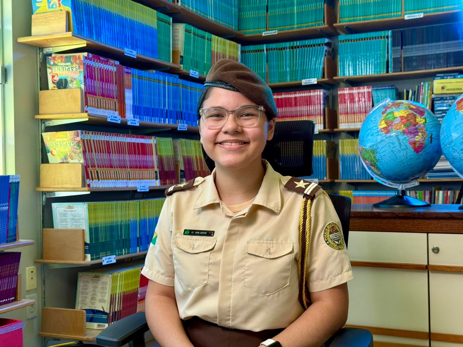 Entre notas, disciplina e sonhos: a trajetória de Ana Joyce no Colégio Militar Tiradentes