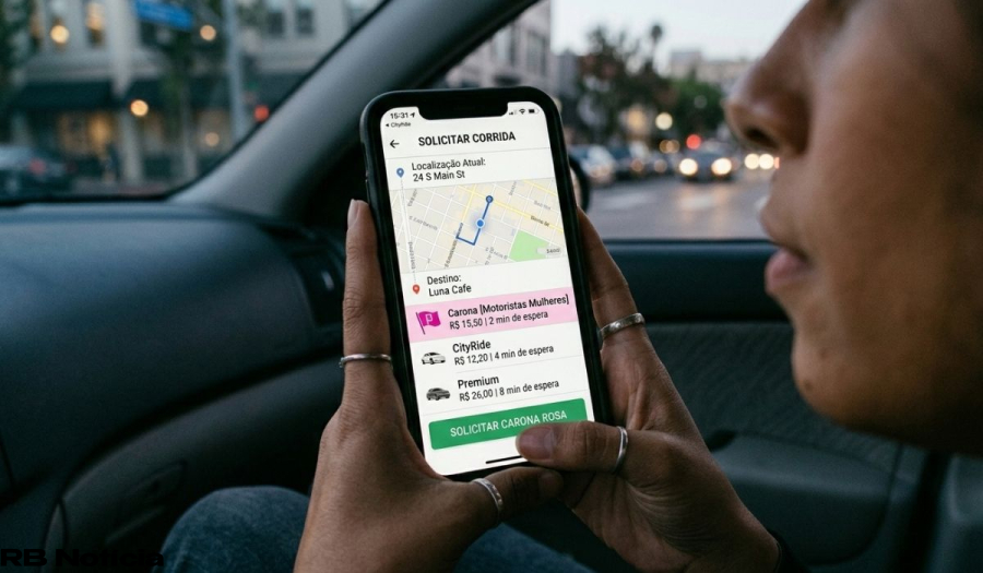 Bandeira Rosa: aplicativos de transporte podem ganhar nova função para mulheres; entenda