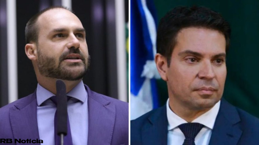 Eduardo Bolsonaro diz que Ramagem foi solto e cita apoio de Trump