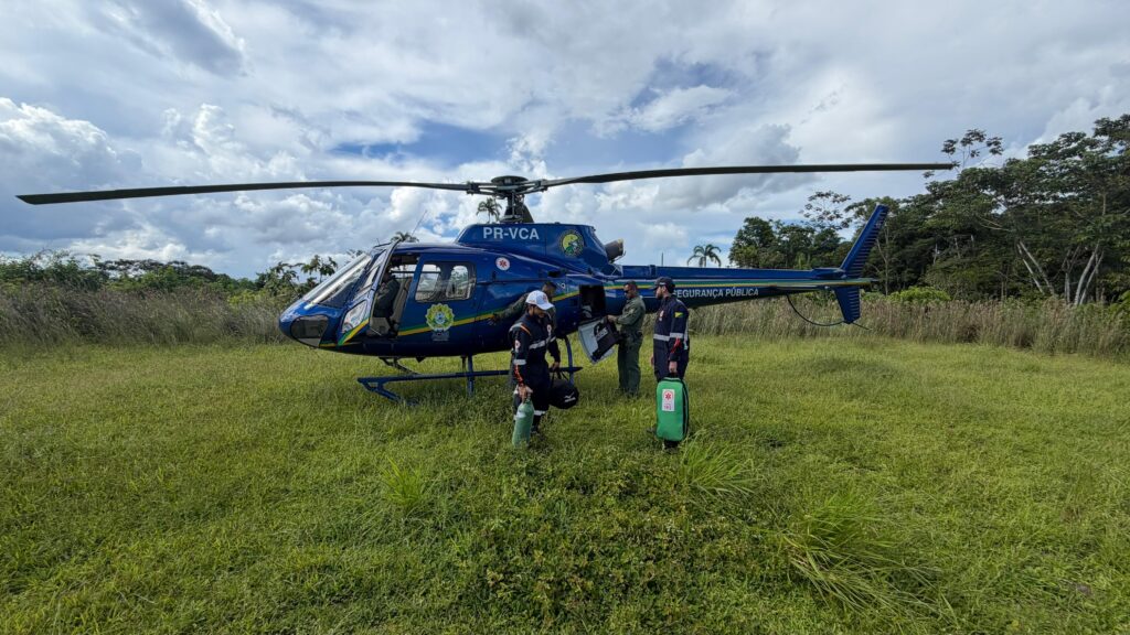 No 20º resgate aeromédico em 2026, Ciopaer e Samu atendem criança da Aldeia Coco-Açu em Feijó