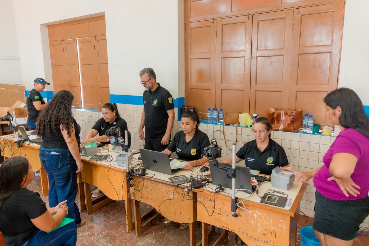 Xapuri recebe mutirão para emissão de Carteira de Identidade Nacional promovido pelo governo do Acre