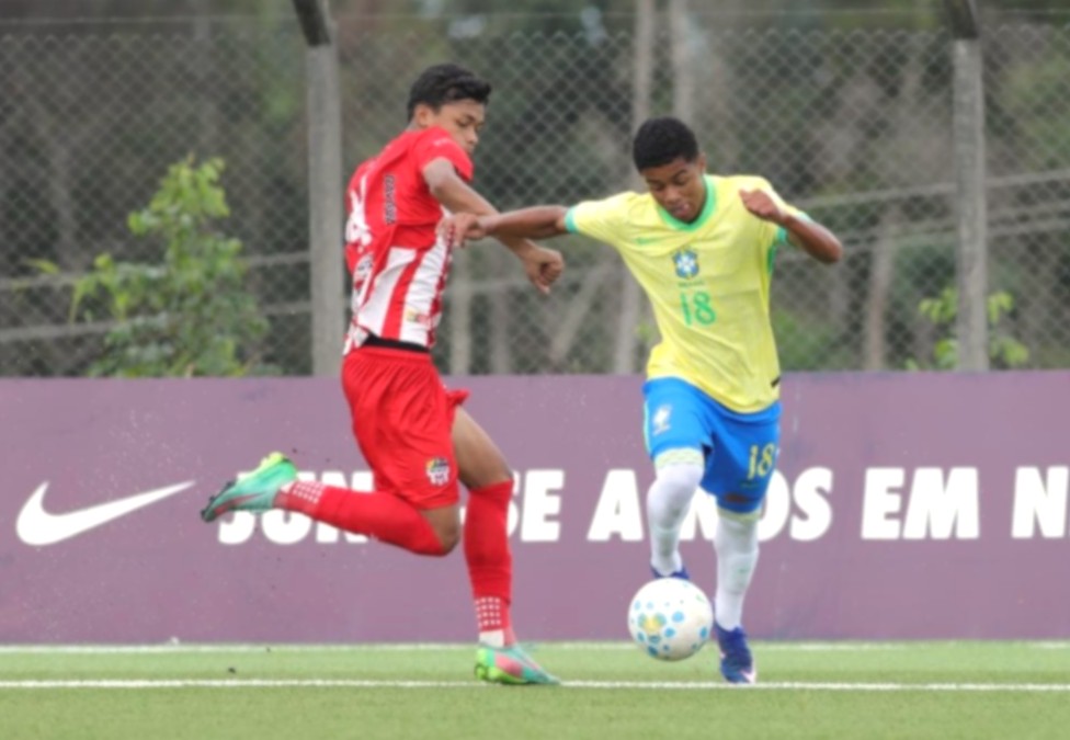 Em Porto Velho-RO, Santa Cruz-AC perde para Seleção Brasileira Sub-15