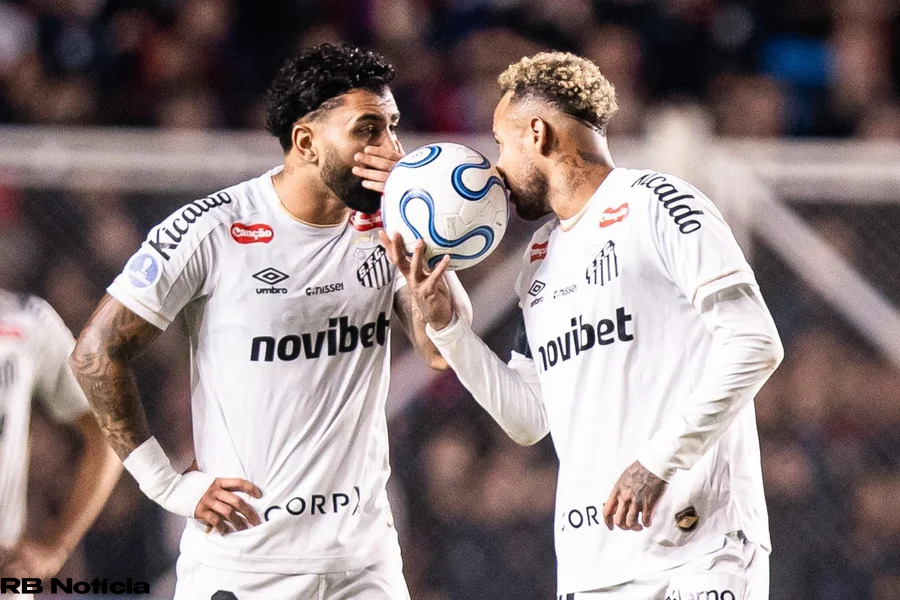 Santos: Neymar e Gabigol são dúvidas contra o Palmeiras, diz Cuca