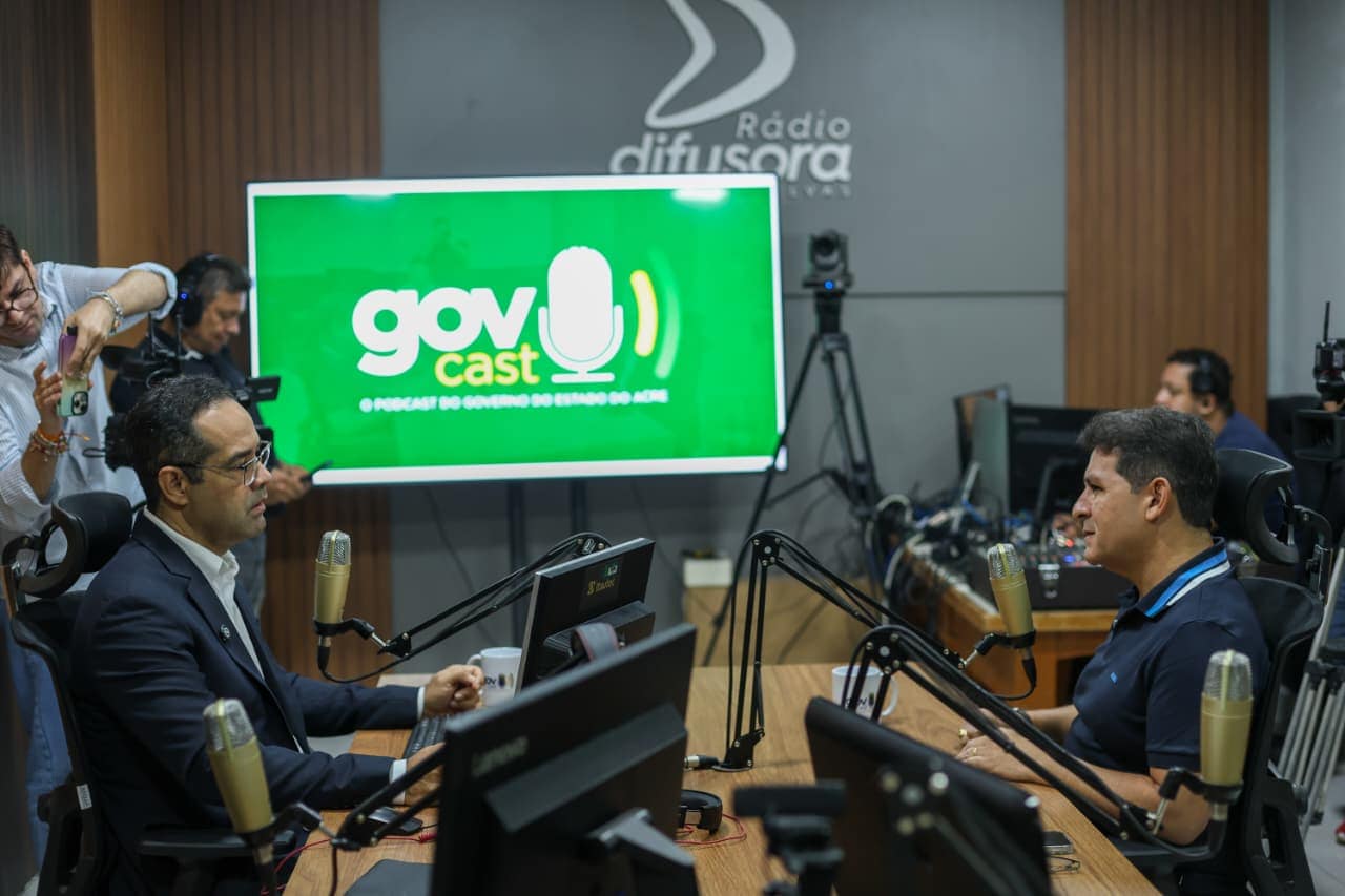 No GovCast, presidente do Imac destaca avanços na fiscalização ambiental, modernização da gestão e atuação integrada entre órgãos no Acre