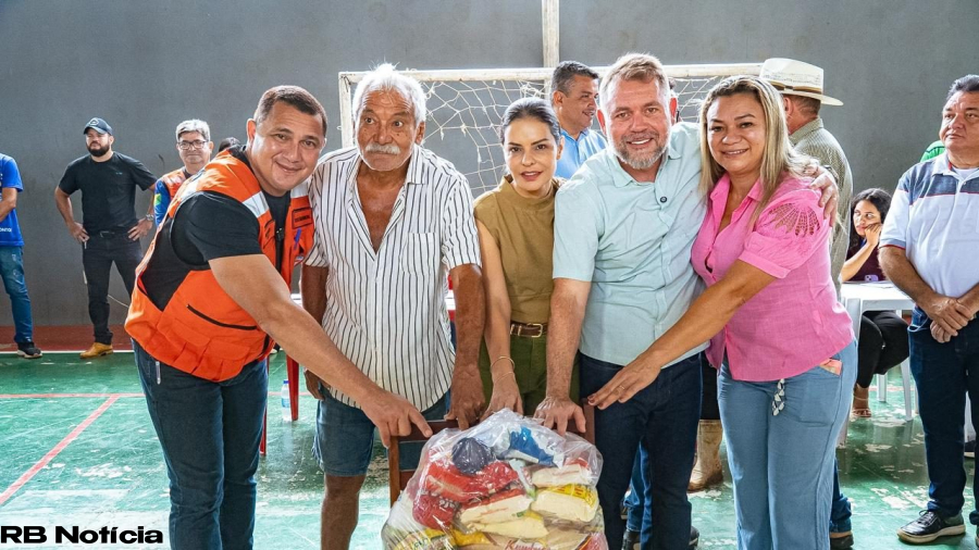 Prefeitura de Rio Branco realiza ação humanitária com entrega de cestas básicas a famílias rurais afetadas por desastres naturais