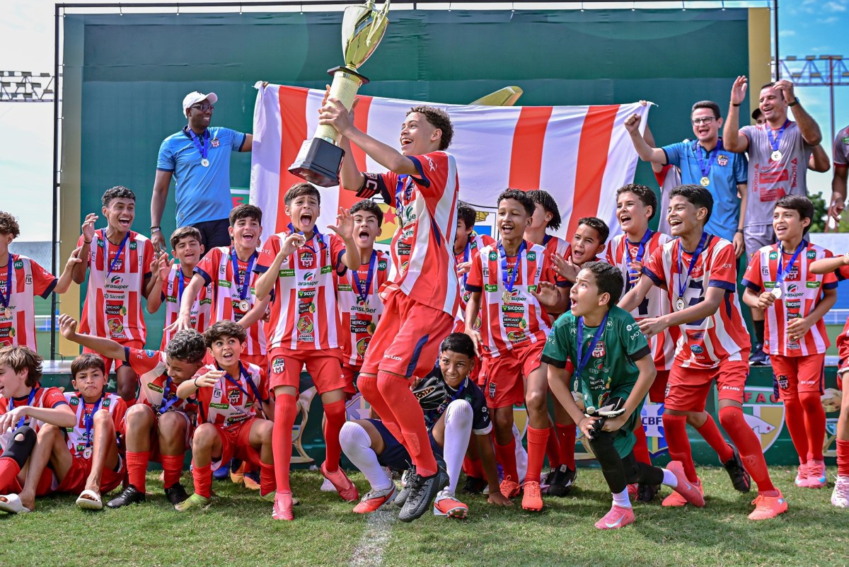 Santa Cruz conquista o bicampeonato da Copa Rio Branco de Futebol Sub-13