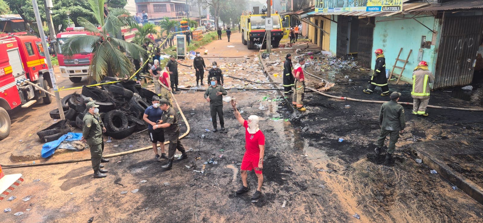 Acre coordena apoio emergencial contra incêndio em cidade boliviana