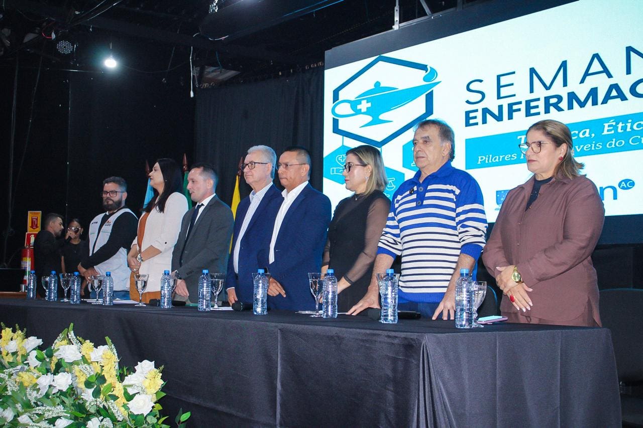 Abertura da Semana da Enfermagem reforça protagonismo, ética e valorização dos profissionais no Acre