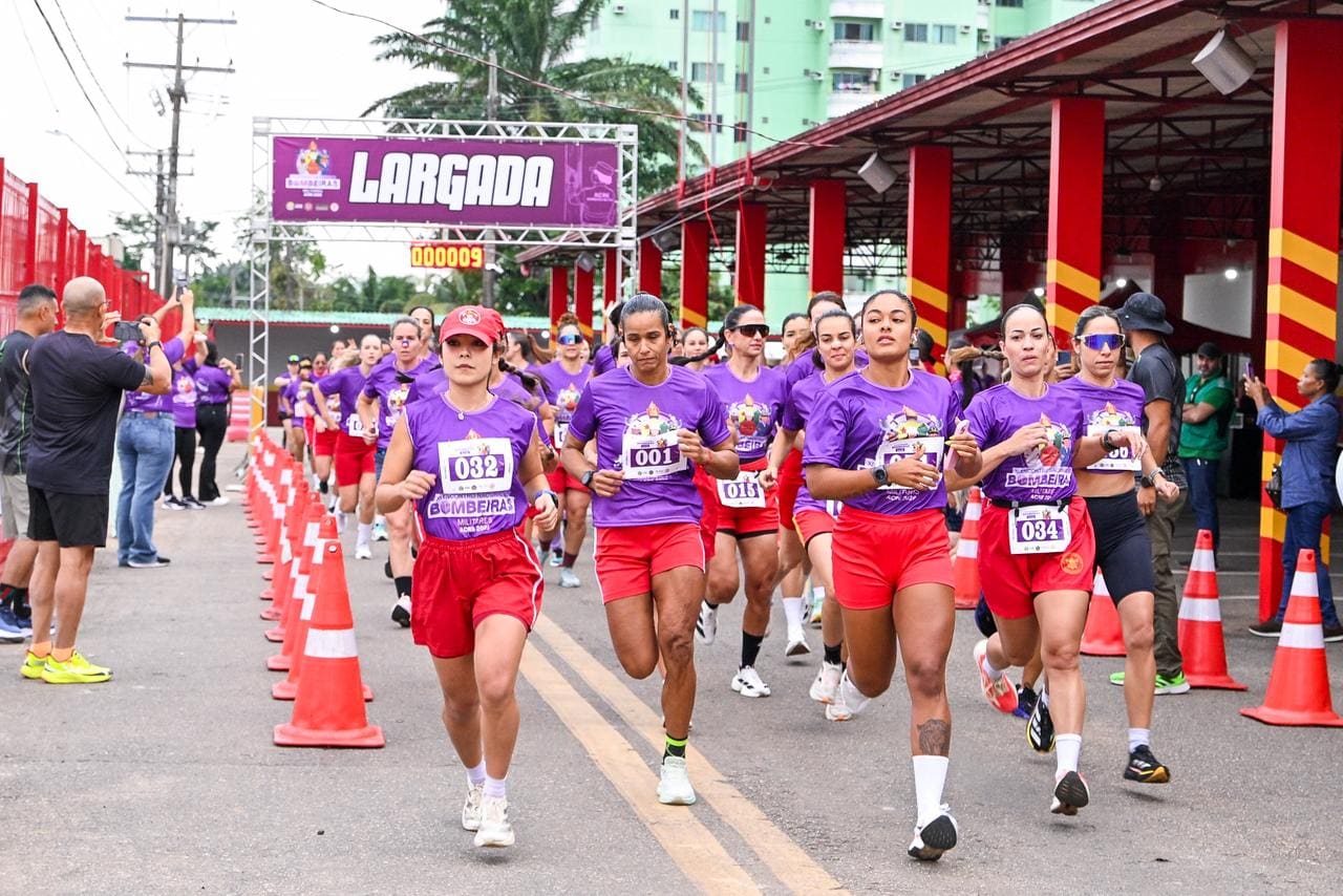 Encontro Nacional de Bombeiras Militares encerra programação com corrida e prova operacional no Acre