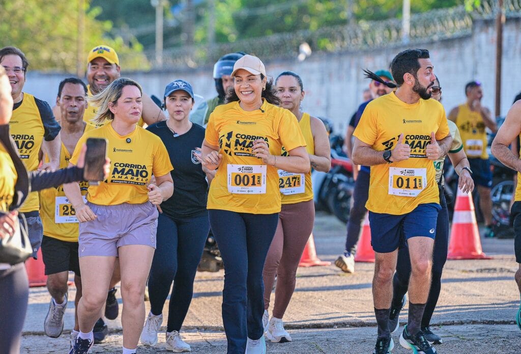 “Segurança no trânsito é prioridade”, diz Mailza Assis ao participar de corrida no encerramento das ações do Maio Amarelo na capital