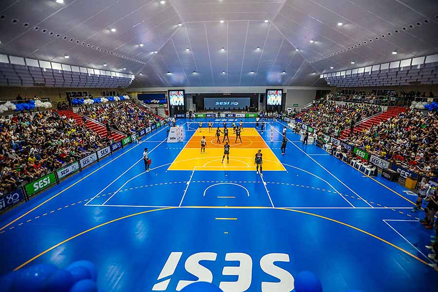 Após modernização, Ginásio do SESI é reinaugurado e volta a ser palco de grandes eventos