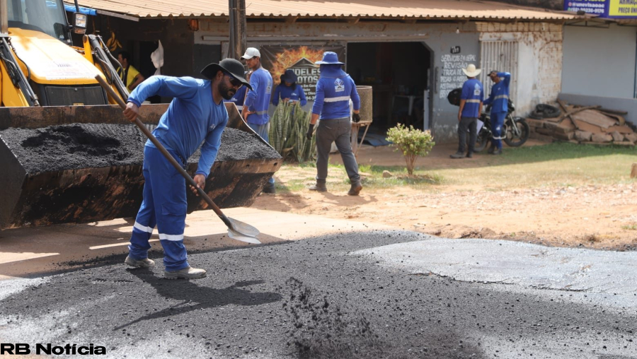 Gestão municipal amplia ações de infraestrutura e recuperação viária em ruas da capital