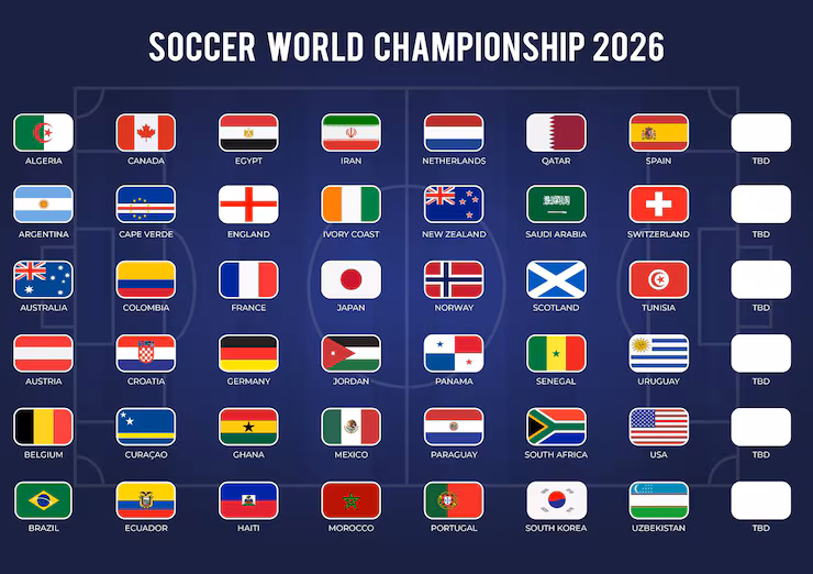 Treinadores das seleções da Copa do Mundo de 2026