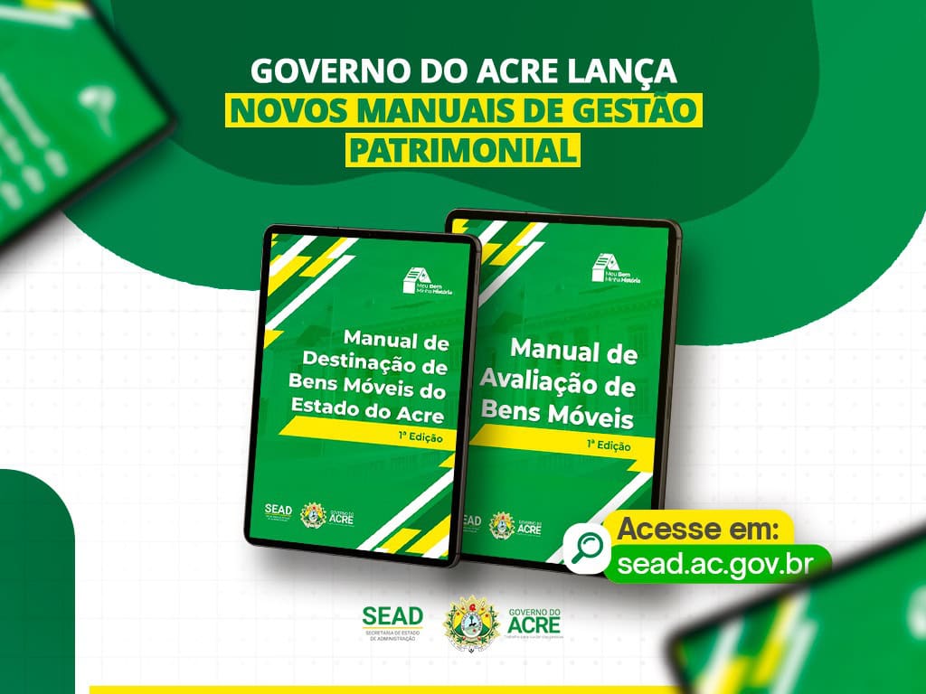Secretaria de Administração publica manuais que modernizam gestão do patrimônio do Estado