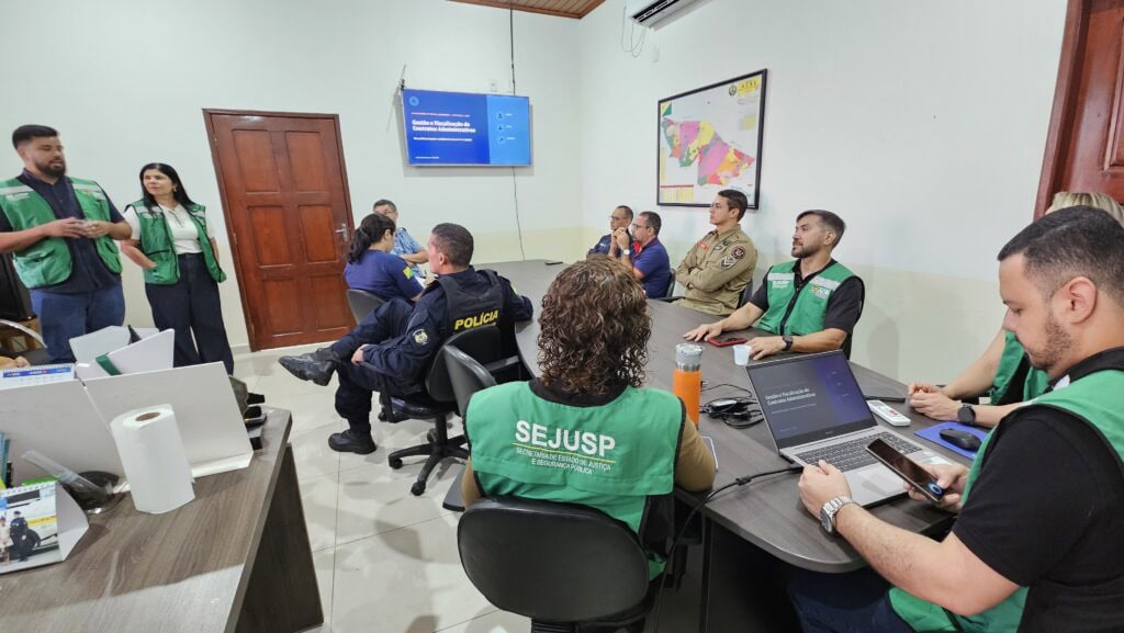 Sejusp promove oficina de governança administrativa e boas práticas para o Sistema Integrado de Segurança Pública no Juruá