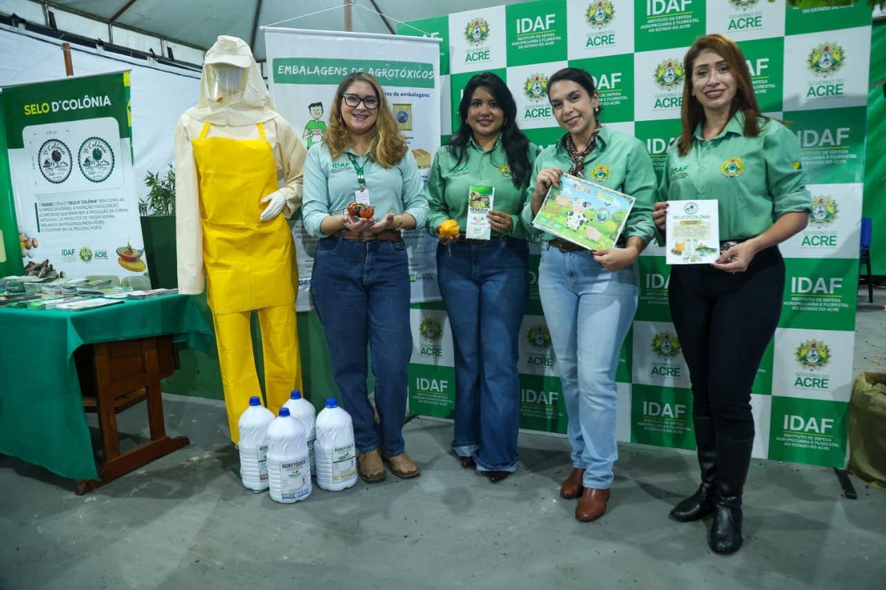 Idaf leva ações de defesa agropecuária à Expoacre Juruá com estande educativo e interativo