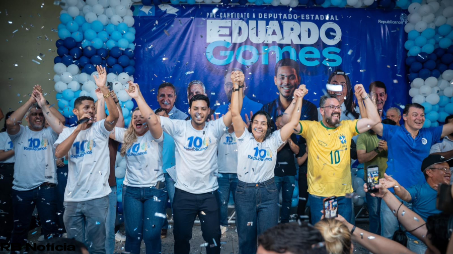 Ao lado de Alan Rick e Sérgio Petecão, Rosana Gomes lança pré-candidatura de Eduardo Gomes e oficializa filiação ao Republicanos