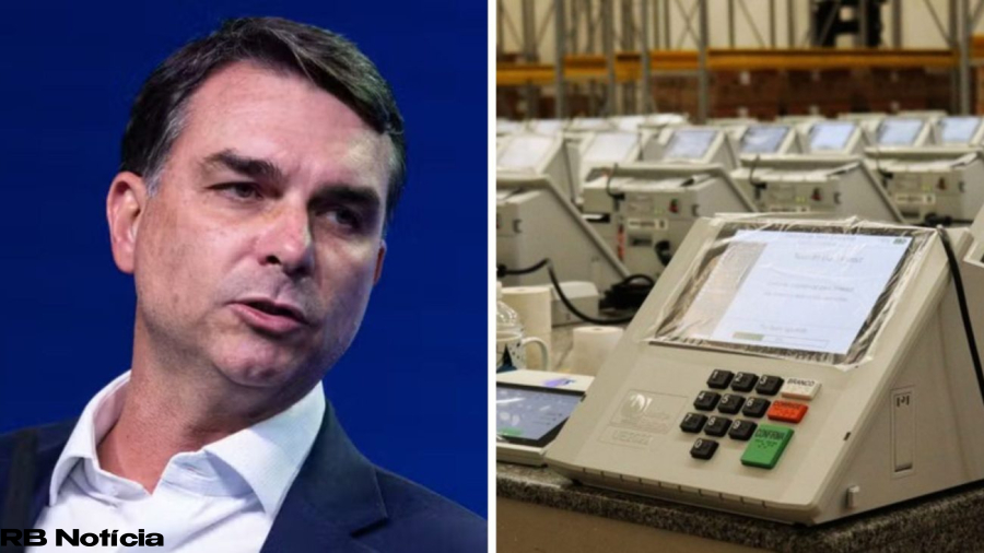 Flávio Bolsonaro ataca urnas eletrônicas, cita empresa venezuelana e TSE resgata nota de 2022 para desmentir as acusações