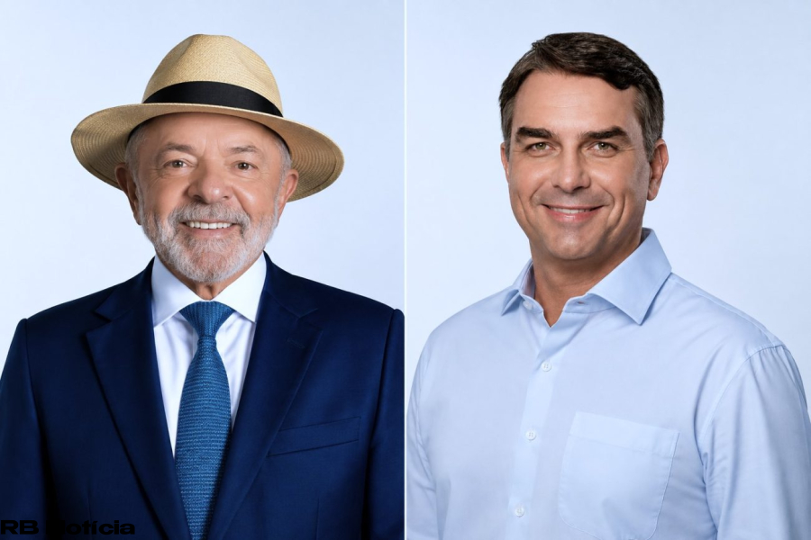 Lula tem 46% contra 45% de Flávio Bolsonaro qem eventual 2º turno, aponta BTG/Nexus