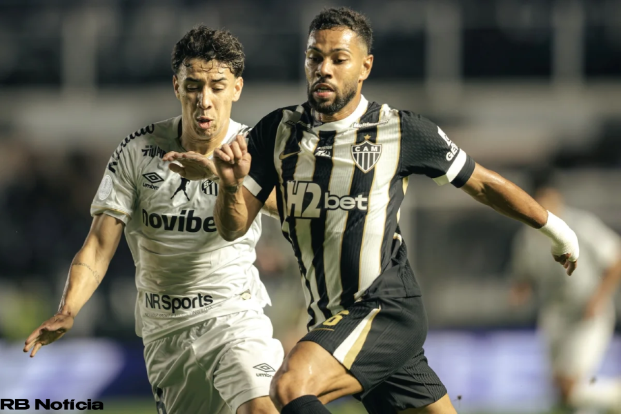 Atlético-MG e Santos estão escalados para jogo decisivo na Sul-Americana