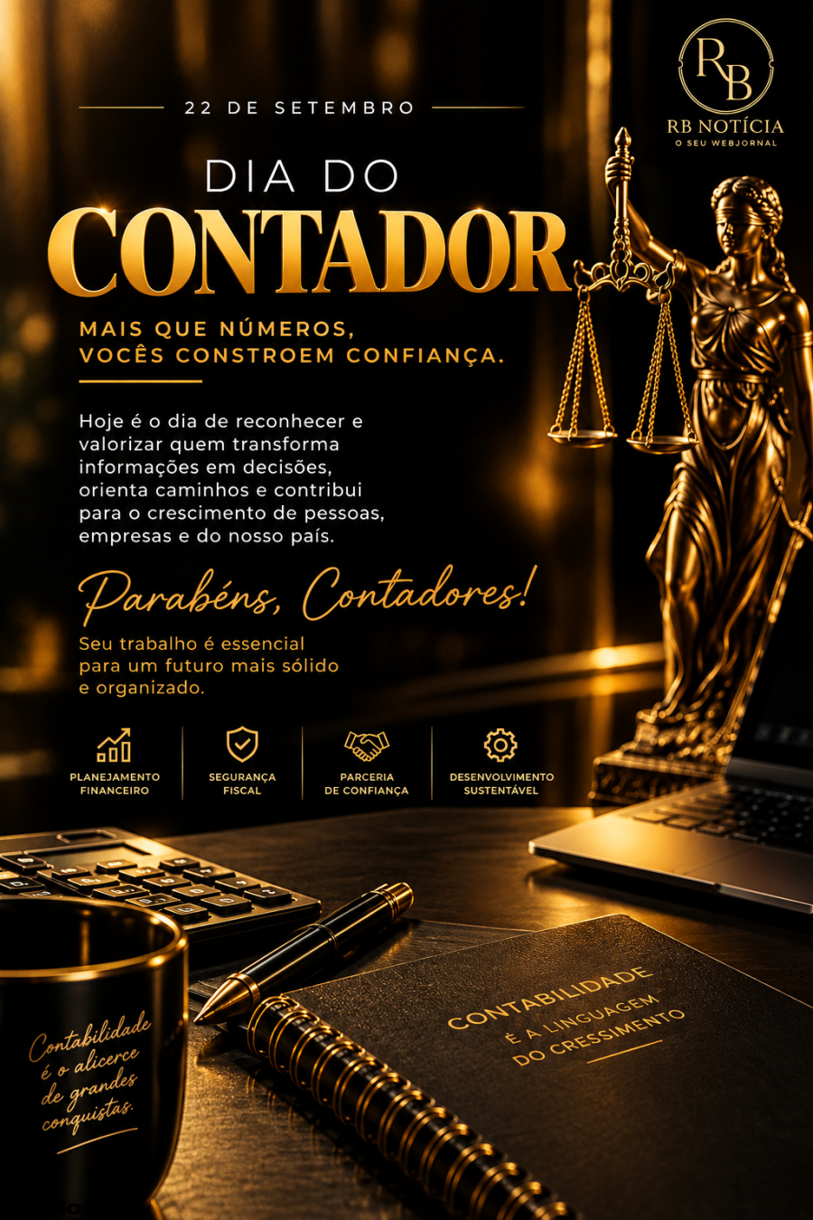 Dia do Contador: uma trajetória de conquistas, evolução e compromisso que move o Brasil