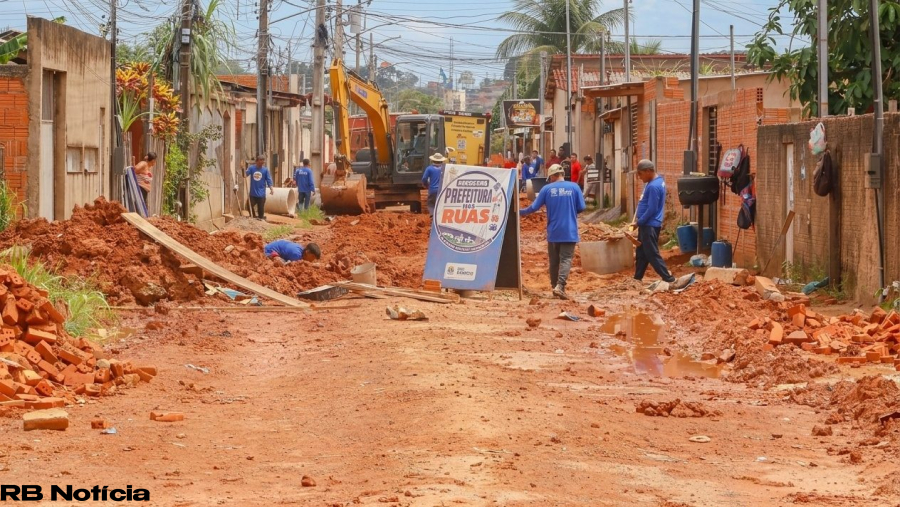 Prefeitura avança com obras de drenagem, saneamento e pavimentação, transformando a realidade de moradores da Baixada da Sobral