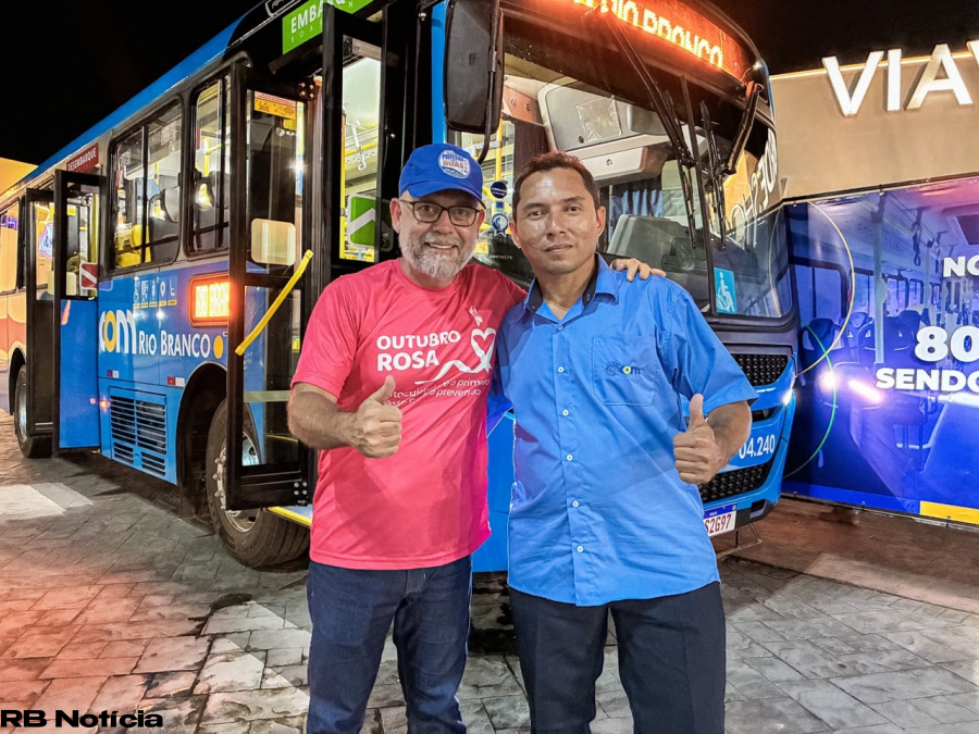 Rio Branco recebe 20 ônibus modelo 2027 e consolida marco histórico no transporte coletivo