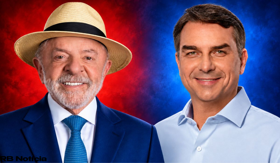PoderData/Aya: primeira pesquisa do 2º turno aponta Flávio Bolsonaro com 53% e Lula com 47% na disputa presidencial
