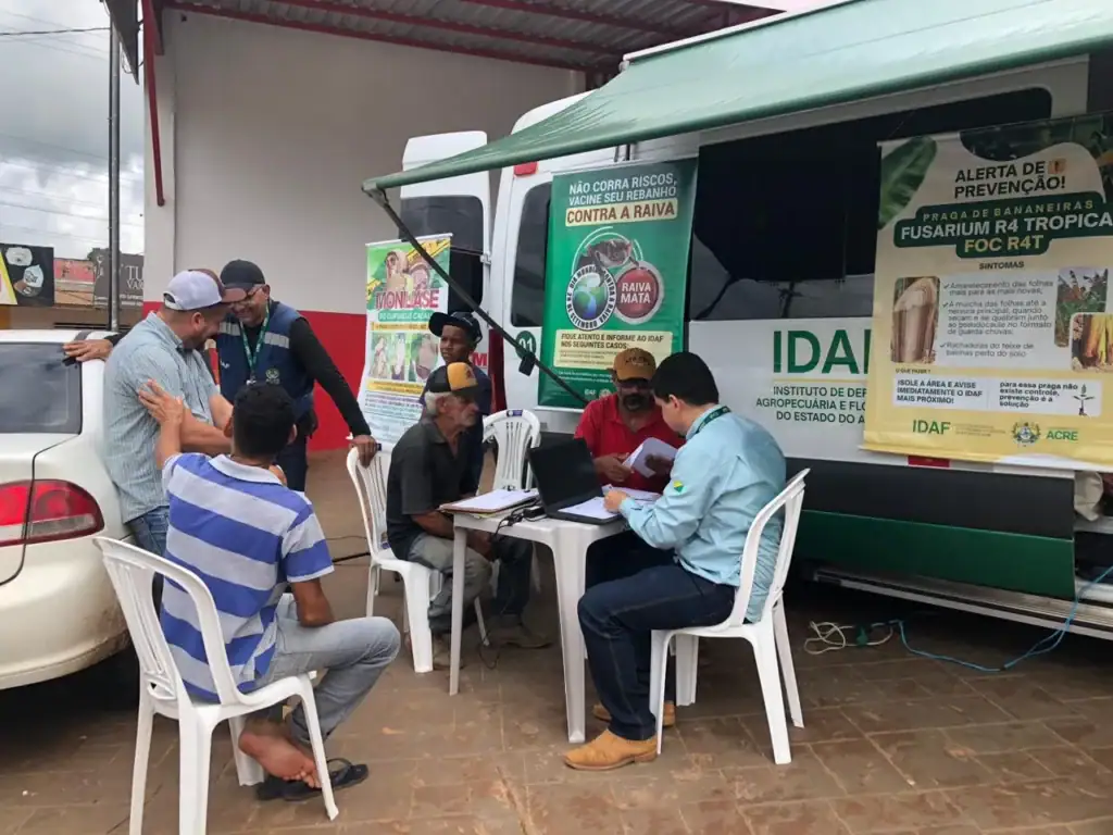 Idaf Itinerante levará serviços e orientações a produtores rurais de seis municípios do Acre