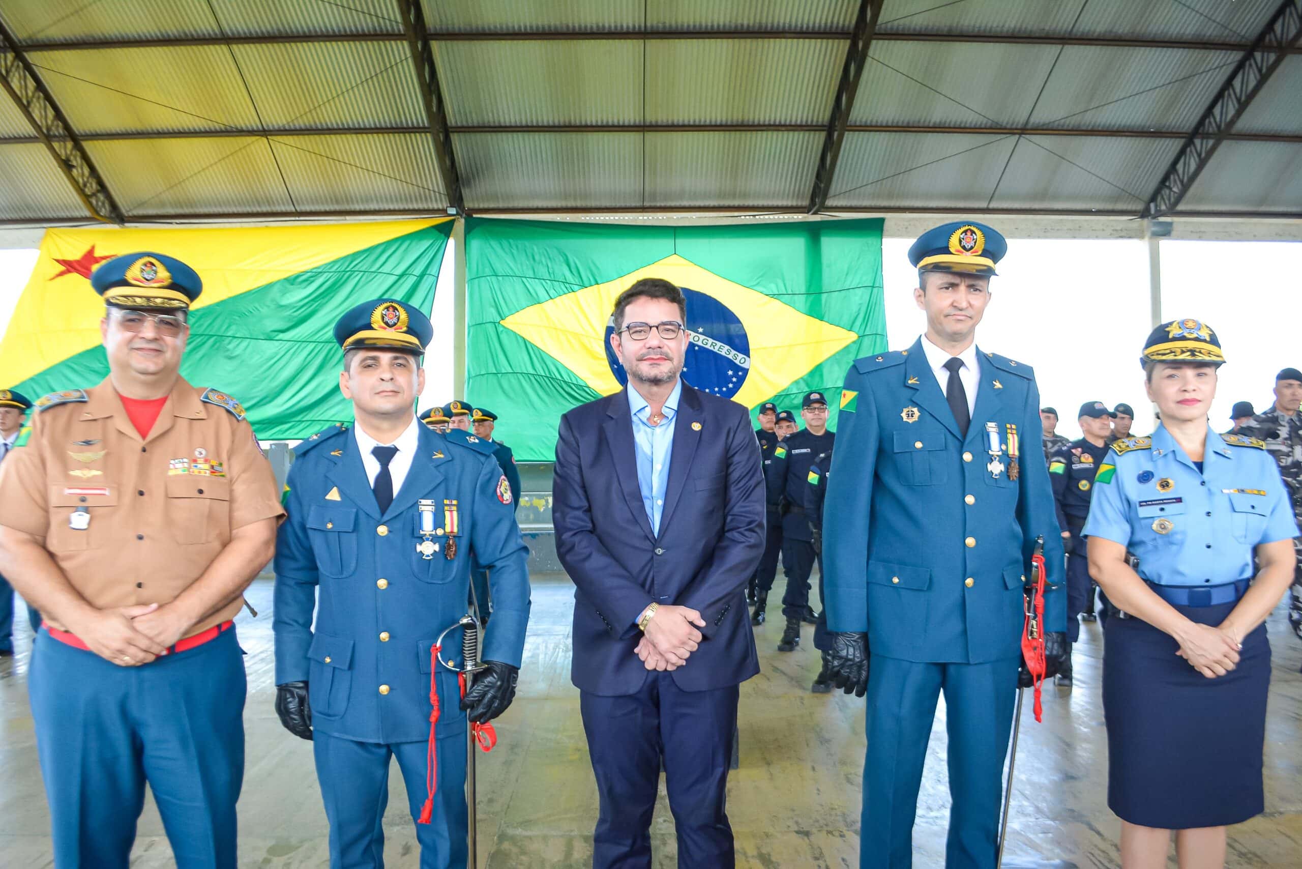 Governo promove praças e oficiais da Polícia Militar e do Corpo de Bombeiros, fortalecendo o sistema de segurança pública no Juruá