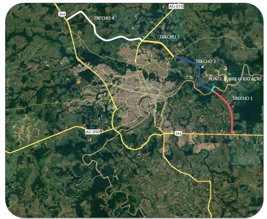 Governo do Acre lança licitação para primeira fase do Arco Metropolitano de Rio Branco