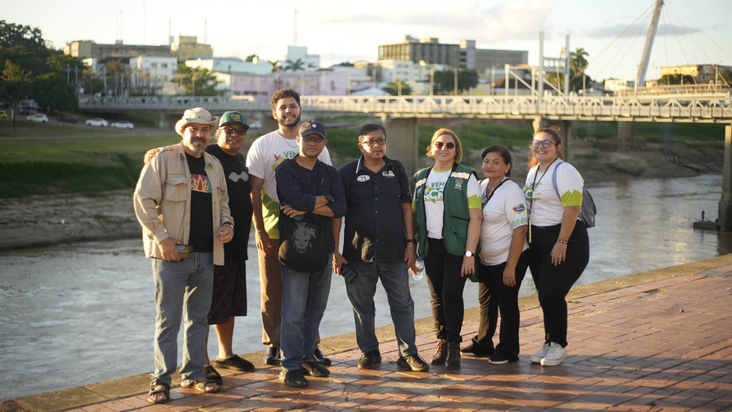 Participantes do GCF visitam geoglifos e fazem city tour em Rio Branco