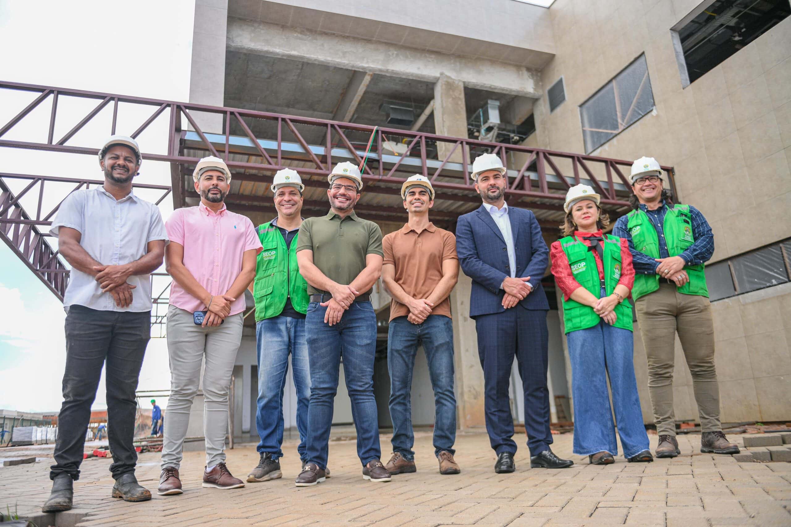 Governador Gladson Camelí acompanha avanço nas obras da nova maternidade de Rio Branco e destaca investimento pelas futuras gerações do Acre