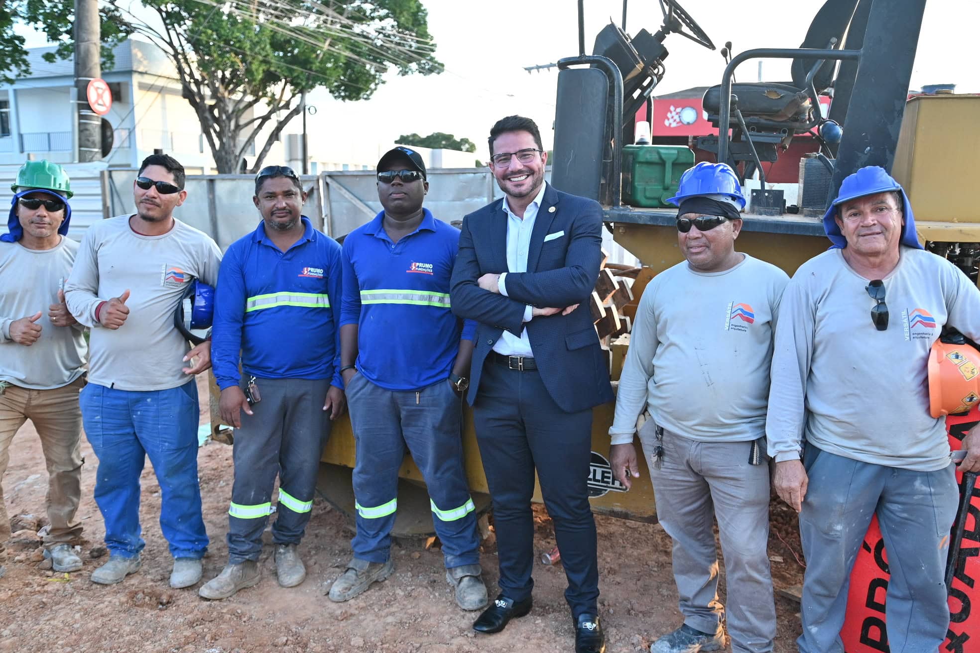 Governador visita construção do Complexo Viário em Rio Branco