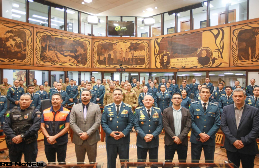 Aleac realiza sessão solene em homenagem aos 51 anos do Corpo de Bombeiros do Acre