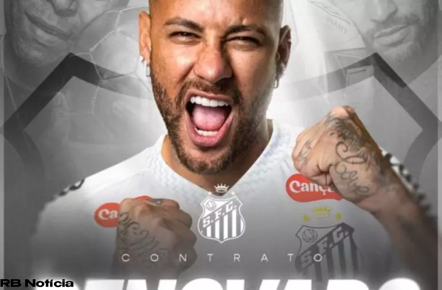 Neymar renova com o Santos até o final de 2025  