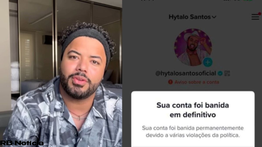 Nudez e conteúdo sexual: Hytalo Santos foi banido 7 vezes do Tiktok e recebeu 144 notificações